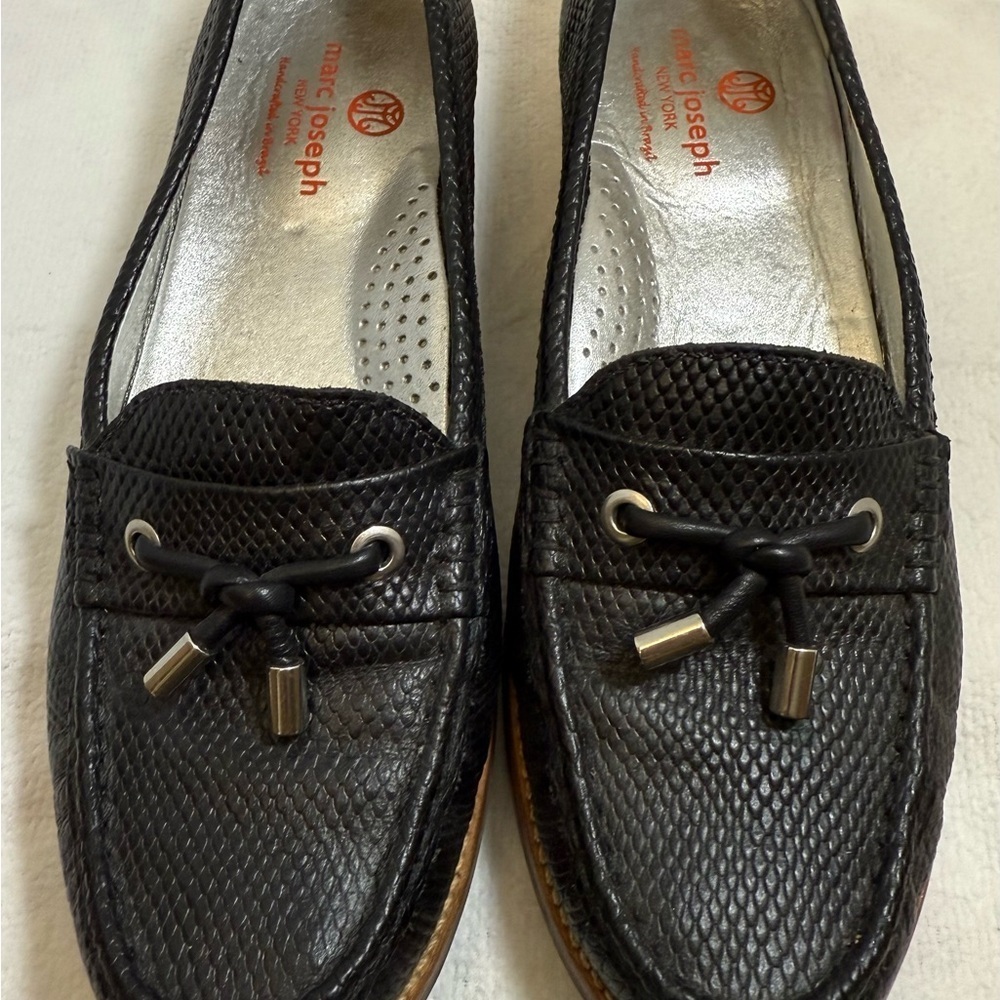 Marc Joseph Womens
Jackson St. Leather Snake
Print Loafers Shoes Size 8.5